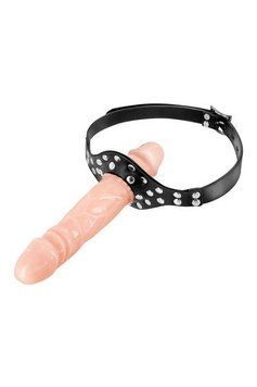 Кляп із подвійним фалоімітатором Fetish Tentation &ndash; Double Penis Gag Flesh