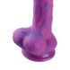 Фаллоимитатор 8.2″ с вибрацией для секс-машин Hismith Purple Silicone Dildo with Vibe, KlicLok