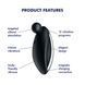 Вібратор для зовнішньої стимуляції Satisfyer Spot On 2 Black, дуже потужний, гнучкий відросток