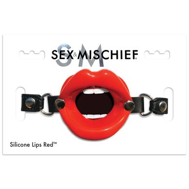Кляп Sex And Mischief - Silicone Lips Red