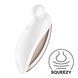 Вібратор для зовнішньої стимуляції Satisfyer Spot On 2 White, дуже потужний, гнучкий відросток
