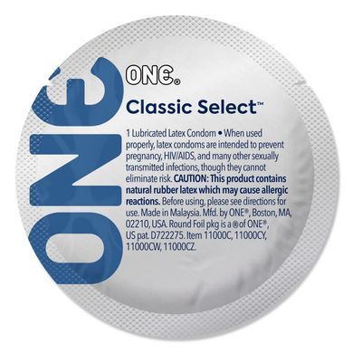 Набір презервативів ONE Classic Select Contest Collection, 100 шт, зі змазкою, паковання-тубус