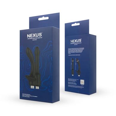 Набор анальных насадок для душа Nexus BEGINNER Shower Douche Duo Kit – Black, 2 шт.