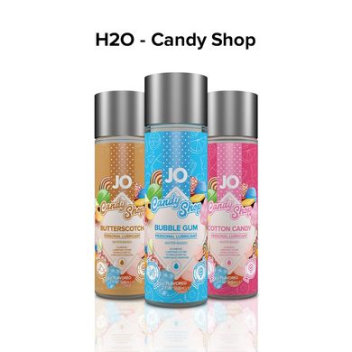 Лубрикант на водной основе System JO H2O — Candy Shop — Cotton Candy (60 мл) без сахара и парабенов
