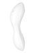 Вакуумний смарт-стимулятор із вібрацією Satisfyer Curvy Trinity 5 (White), керування зі смартфона