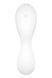 Вакуумний смарт-стимулятор із вібрацією Satisfyer Curvy Trinity 5 (White), керування зі смартфона