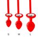 Мужские трусы XS-2XL с силиконовой анальной пробкой Art of Sex - Joni plug panties size S Red