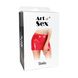 Сексуальная виниловая юбка Art of Sex - Stella, размер L-2XL, цвет красный