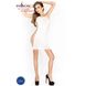 Бодістокінг Passion BS026 white, сукня-сітка на бретелях