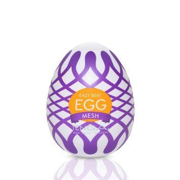 Мастурбатор-яйце Tenga Egg Mesh із сітчастим рельєфом