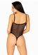 Еротичне боді Leg Avenue Cami bodysuit with thong Black S/M, на бретелях