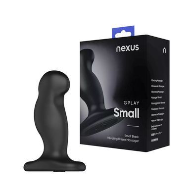 Вібромасажер простати Nexus G-Play Plus S Black, макс. діаметр 2,3 см, перезаряджуваний