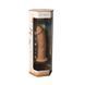 Фалоімітатор SilexD Robby Caramel (MODEL 2 size 6in), двошаровий, силікон + Silexpan, діаметр 3,5см