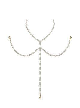 Намисто під перлини на декольте Obsessive A757 necklace pearl