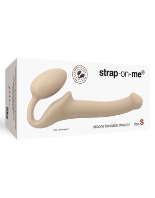 Безремінний страпон Strap-On-Me Flesh S, повністю регульований, діаметр 2,7см