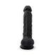Фалоімітатор SilexD Johnny Black (MODEL 1 size 7in), двошаровий, силікон + Silexpan, діаметр 3,8см