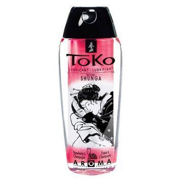 Лубрикант на водній основі Shunga Toko AROMA &ndash; Sparkling Strawberry Wine (165 мл), не містить цукру