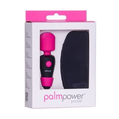 Мінівібромасажер PalmPower Pocket із чохлом на блискавці, водостійкий, перезаряджуваний, довжина 9см
