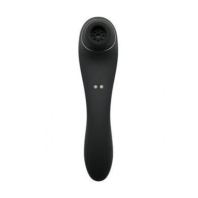 Вакуумний стимулятор з вібрацією Wooomy Smoooch Black Clitoral Suction & Vibration