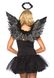 Крылья черного ангела Leg Avenue Angel Accessory Kit Black, крылья, нимб