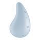 Вібратор для зовнішньої стимуляції Satisfyer Dew Drop Blue, 2 мотори, 12 режимів, м&rsquo;який корпус